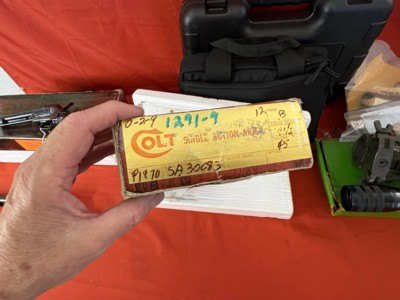 COLT SINGLE ACTION ARMY REVOLVER 7 1/2