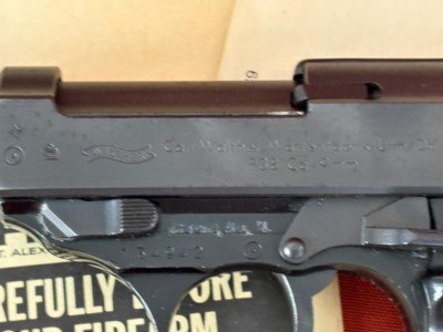 GERMAN WALTHER P38 SEMI AUTO PISTOL 9MM WITH BOX - Image 8 of 15