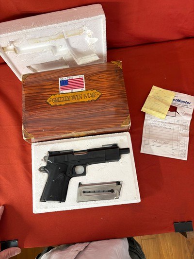 L.A.R. GRIZZLY MARK IV SEMI AUTO PISTOL WITH BOX ~ 44 MAGNUM ~