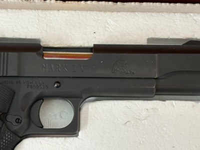 L.A.R. GRIZZLY MARK IV SEMI AUTO PISTOL WITH BOX ~ 44 MAGNUM ~ - Image 5 of 15