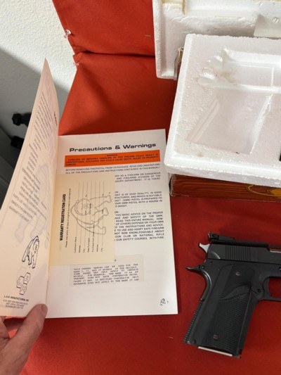 L.A.R. GRIZZLY MARK IV SEMI AUTO PISTOL WITH BOX ~ 44 MAGNUM ~ - Image 14 of 15