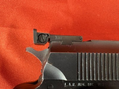 L.A.R. GRIZZLY MARK I SEMI AUTO PISTOL 45 WIN MAGNUM - Image 6 of 12