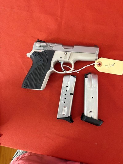 SMITH & WESSON MODEL 6906 STAINLESS SEMI AUTO PISTOL 9MM ~ 2 MAGS ~ - Image 1 of 11