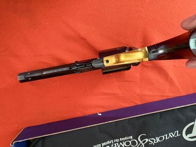 TAYLOR & COMPANY MODEL 1858 REMINGTON PERCUSSION REVOLVER 44 CALIBER - Image 8 of 13