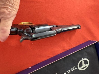 TAYLOR & COMPANY MODEL 1858 REMINGTON PERCUSSION REVOLVER 44 CALIBER - Image 7 of 13