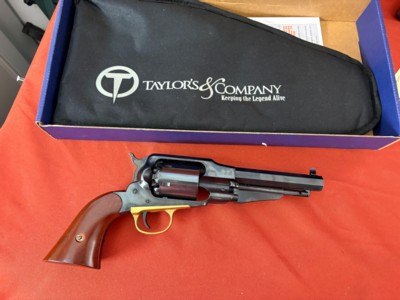 TAYLOR & COMPANY MODEL 1858 REMINGTON PERCUSSION REVOLVER 44 CALIBER - Image 1 of 13