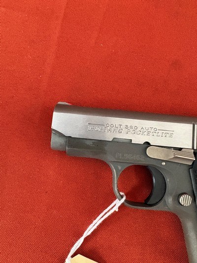 COLT MUSTANG POCKETLITE SEMI AUTO PISTOL 380 ACP - Image 6 of 11