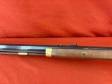 PEDERSOLI HAWKINS STYLE PERCUSSION RIFLE 50 CALIBER ~ DOUBLE SET TRIGGERS ~ LEFT HANDED - Image 5 of 14