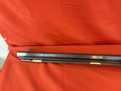PEDERSOLI HAWKINS STYLE PERCUSSION RIFLE 50 CALIBER ~ DOUBLE SET TRIGGERS ~ LEFT HANDED - Image 6 of 14