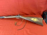 PEDERSOLI HAWKINS STYLE PERCUSSION RIFLE 50 CALIBER ~ DOUBLE SET TRIGGERS ~ LEFT HANDED - Image 3 of 14