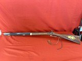 PEDERSOLI HAWKINS STYLE PERCUSSION RIFLE 50 CALIBER ~ DOUBLE SET TRIGGERS ~ LEFT HANDED - Image 2 of 14