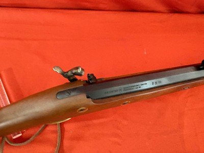 PEDERSOLI HAWKINS STYLE PERCUSSION RIFLE 50 CALIBER ~ DOUBLE SET TRIGGERS ~ LEFT HANDED - Image 13 of 14