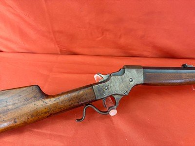 J. STEVENS MODEL 44 SINGLE SHOT RIFLE 25.20 CALIBER ~ Schuetzen Butt Plate ~ - Image 1 of 13