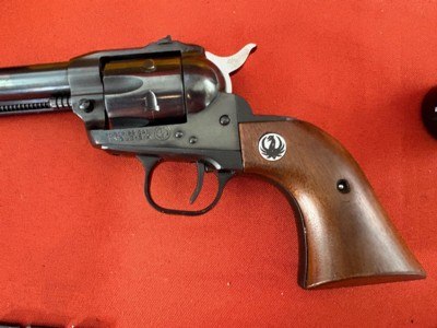 EARLY 3 SCREW ~ RUGER SINGLE SIX CONVERTIBLE REVOLVER 22LR & 22 MAGNUM ~ MADE 1967 - Image 7 of 16