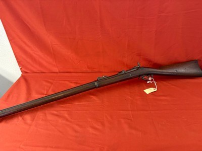 U.S. SPRINGFIELD MODEL 1873 TRAPDOOR RIFLE 45/70 GOV'T ~ MADE 1877 ~ - Image 8 of 18