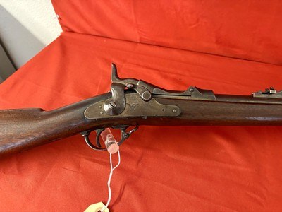 U.S. SPRINGFIELD MODEL 1873 TRAPDOOR RIFLE 45/70 GOV'T ~ MADE 1877 ~ - Image 1 of 18