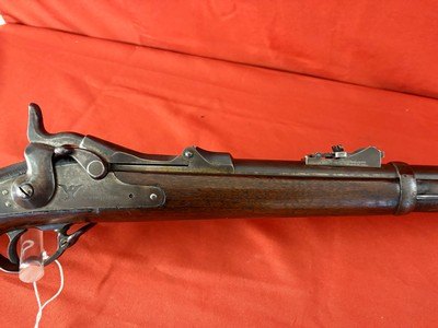 U.S. SPRINGFIELD MODEL 1873 TRAPDOOR RIFLE 45/70 GOV'T ~ MADE 1877 ~ - Image 3 of 18