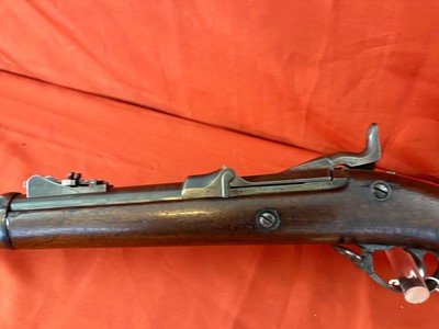 U.S. SPRINGFIELD MODEL 1873 TRAPDOOR RIFLE 45/70 GOV'T ~ MADE 1877 ~ - Image 10 of 18