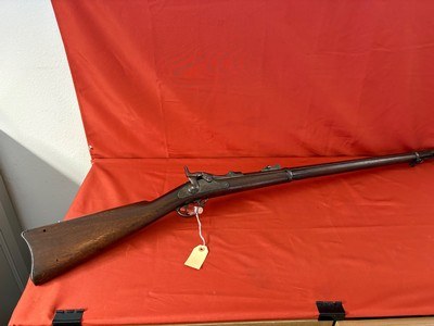 U.S. SPRINGFIELD MODEL 1873 TRAPDOOR RIFLE 45/70 GOV'T ~ MADE 1877 ~ - Image 2 of 18