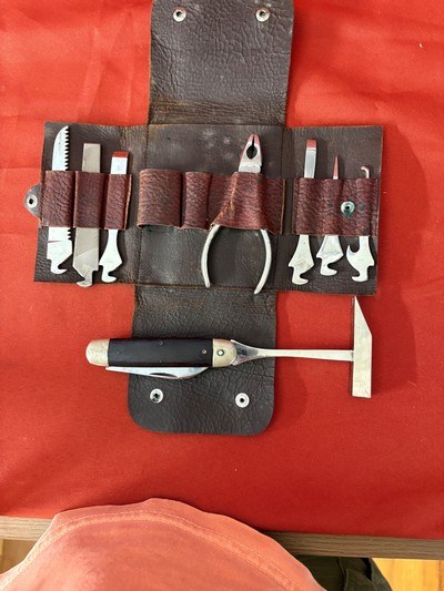 EARLY ~ CLAUSS FREMONT OHIO U.S.A. KNIFE SET ~ TOOLS ~ SURVIVAL SET - Image 7 of 8