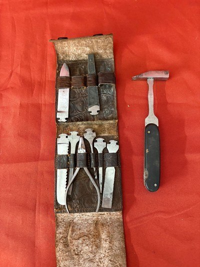 THE WOODVILLE LIME PRODUCT CO. TOLEDO OHIO U.S.A. KNIFE SET ~ TOOLS ~ SURVIVAL SET  - Image 4 of 11