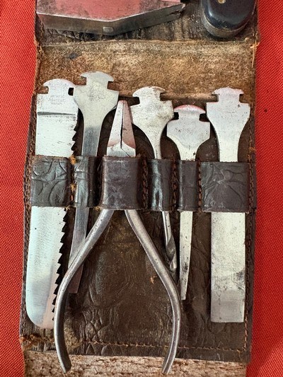 THE WOODVILLE LIME PRODUCT CO. TOLEDO OHIO U.S.A. KNIFE SET ~ TOOLS ~ SURVIVAL SET  - Image 5 of 11