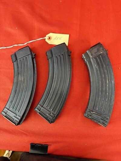 THREE ~ AK-47 RIFLE MAGAZINE AK47 ( SELLINGAS A LOT OF THREE )