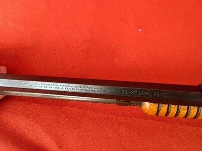 WINCHESTER MODEL 90 PUMP ACTION TAKEDOWN RIFLE 22LR - Image 13 of 19