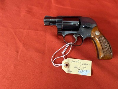 SMITH & WESSON MODEL 49 REVOLVER 38 SPECIAL ~ EXCELLENT ~ - Image 2 of 14