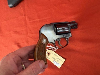 SMITH & WESSON MODEL 49 REVOLVER 38 SPECIAL ~ EXCELLENT ~ - Image 5 of 14