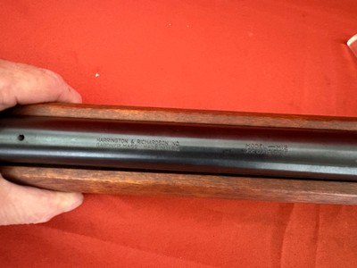 HARRINGTON & RICHARDSON MODEL M12 BOLT ACTION TARGET RIFLE 22LR ~ U.S. PROPERTY ~ - Image 10 of 11