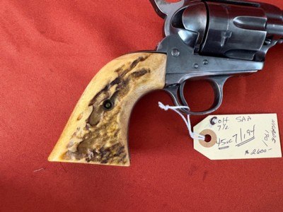 COLT 1ST GEN SINGLE ACTION REVOLVER 45LC ~ MADE 1901 ~ - Image 5 of 18