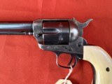 COLT 1st GEN SINGLE ACTION ARMY REVOLVER 38 W.C.F. MADE IN 1920 ~ IVORY GRIPS ~ - Image 6 of 19
