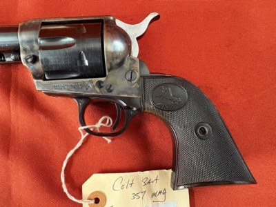 COLT 2nd GEN SINGLE ACTION REVOLVER 357 MAG 4 3/4