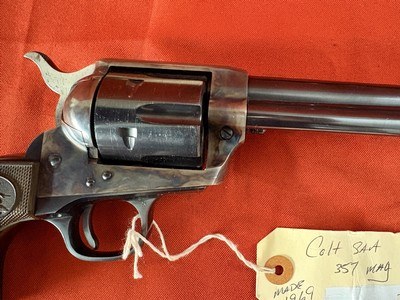COLT 2nd GEN SINGLE ACTION REVOLVER 357 MAG 4 3/4