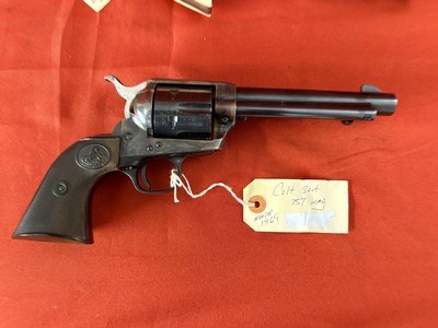 COLT 2nd GEN SINGLE ACTION REVOLVER 357 MAG 4 3/4