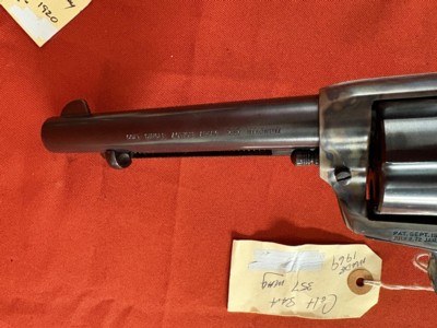 COLT 2nd GEN SINGLE ACTION REVOLVER 357 MAG 4 3/4