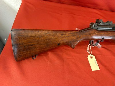 JOHNSON MODEL 1941 MILITARY SEMI AUTO RIFLE 30-06 W/ BAYONET - Image 6 of 25