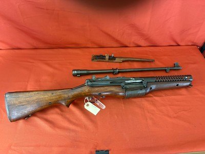 JOHNSON MODEL 1941 MILITARY SEMI AUTO RIFLE 30-06 W/ BAYONET - Image 3 of 25