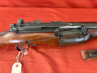 JOHNSON MODEL 1941 MILITARY SEMI AUTO RIFLE 30-06 W/ BAYONET - Image 4 of 25
