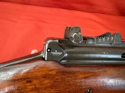 JOHNSON MODEL 1941 MILITARY SEMI AUTO RIFLE 30-06 W/ BAYONET - Image 8 of 25
