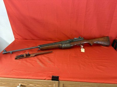 JOHNSON MODEL 1941 MILITARY SEMI AUTO RIFLE 30-06 W/ BAYONET - Image 10 of 25