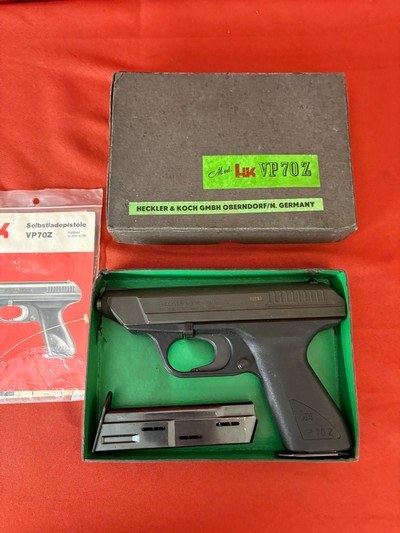 HECKLER & KOCH MODEL VP 70 Z SEMI AUTO PISTOL 9mm ~ BOX & 2 MAGS ~ - Image 1 of 16