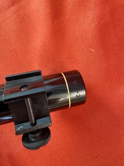 LEUPOLD M8 PISTOL SCOPE 2x WITH WEAVER RIINGS - Image 6 of 8