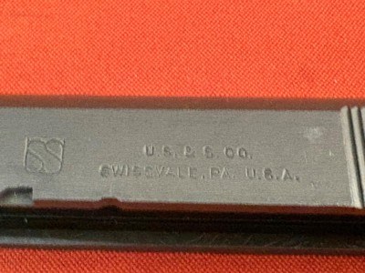 1911A1 WWll UNION SWITCH & SIGNAL SLIDE - Image 3 of 7