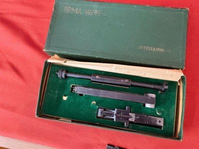 LUGER ~ ERMA WERKE LUGER P08 SEMI AUTO PISTO CONVERSION KIT 22 LR - Image 1 of 8