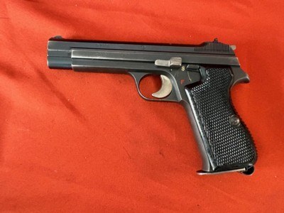 SIG P210 SEMI AUTO 9mm PISTOL ~ W. GERMAN BORDER POLICE CONTRACT ~ 1 0F 6500 - Image 4 of 14