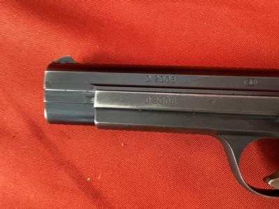 SIG P210 SEMI AUTO 9mm PISTOL ~ W. GERMAN BORDER POLICE CONTRACT ~ 1 0F 6500 - Image 6 of 14