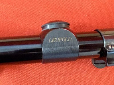 LEUPOLD RIFLE SCOPE M8-4X 4 POWER FIXED - Image 1 of 6