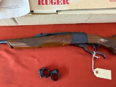 RUGER NO.1 SINGLE SHOT RIFLE 7x57mm WITH BOX - Image 3 of 19